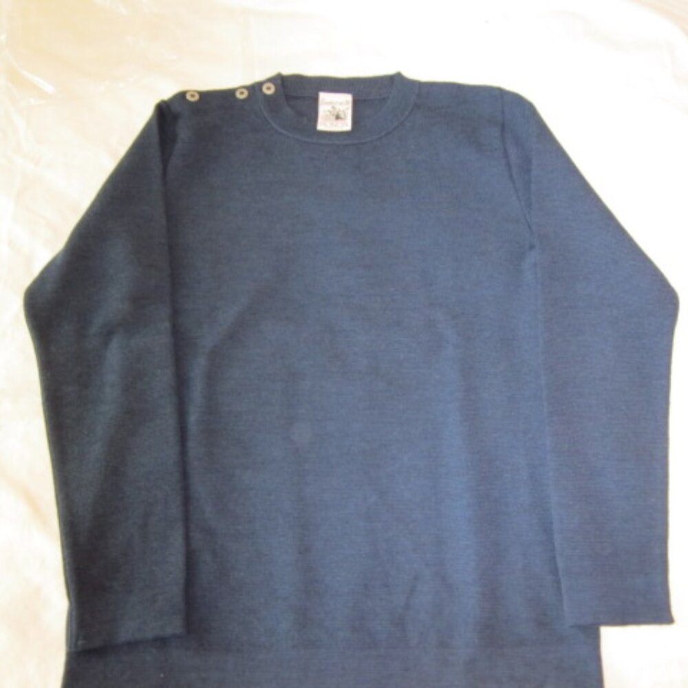 S.N.S. Herning Women's 100% wool sweater in blue Sz XL  NWOT